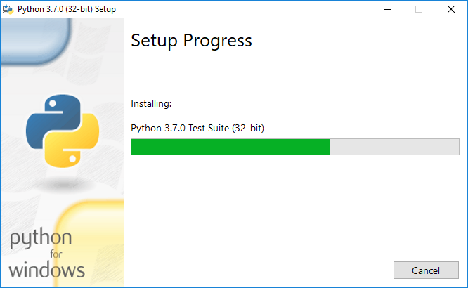 How to Install uPyCraft IDE on a Windows PC 5 waiting for Python Windows Installation