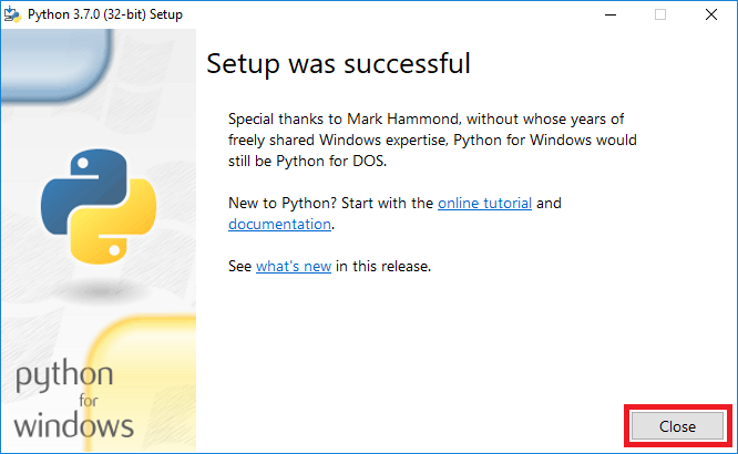 How to Install uPyCraft IDE on a Windows PC 6 close Python Installer Windows Installation