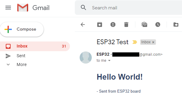 Send Email from ESP32 via SMTP Server (Arduino IDE) 8 ESP32 SMTP Server Send Email with Body Text format HTML