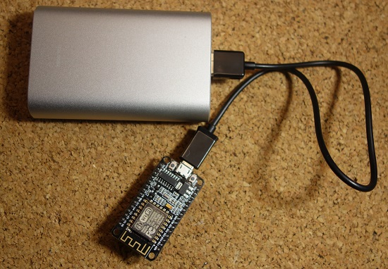 ESP8266 OTA Firmware Updates with Arduino IDE 7 ESP8266 connected to powerbank
