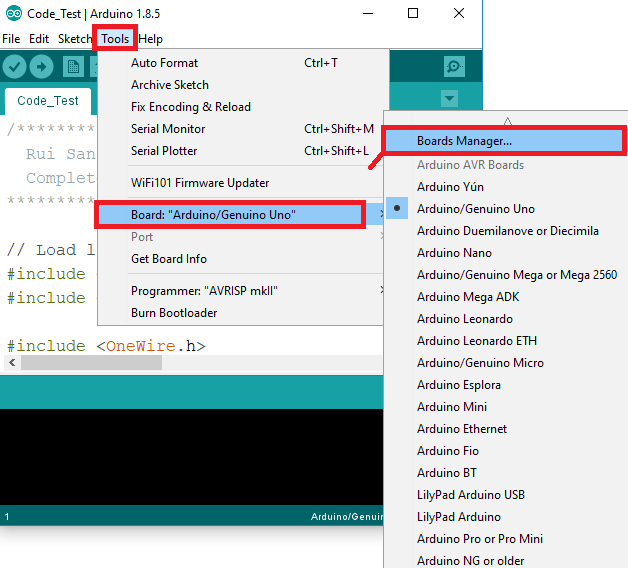 Install ESP32 Board in Arduino IDE in less than 1 minute 4 Installing ESP32 Add-on in Arduino IDE Windows, Mac OS X, Linux open boards manager